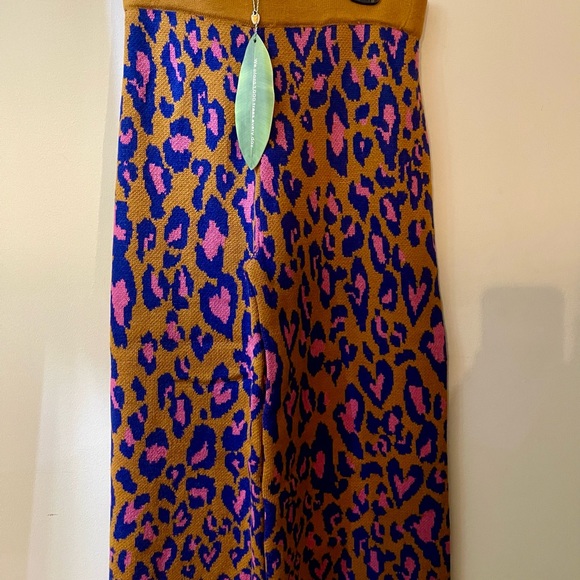 New Farm Rio Leopard Pop Caramel Sweatpants XL - Picture 4 of 11